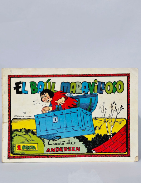 TEBEO EL BAÚL MARAVILLOSO CUENTO DE ANDERSEN EDITORIAL CISNE CÓMIC ANTIGUO BUEN ESTADO