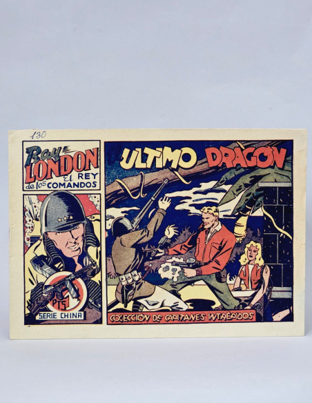 TEBEO CASI EXCELENTE RAY LONDON 4 EL ÚLTIMO DRAGÓN EDITORIAL HARPO CÓMIC ANTIGUO