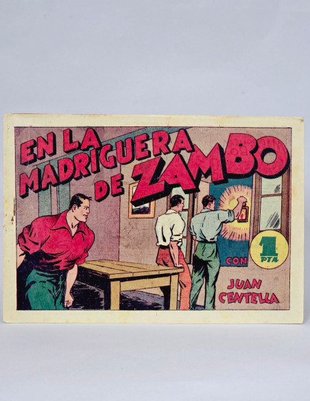TEBEO EXCELENTE JUAN CENTELLA 88 EN LA MADRIGUERA DE ZAMBO EDITORIAL HISPANO CÓMIC ANTIGUO