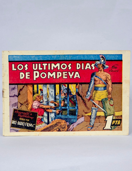 TEBEO LOS ÚLTIMOS DÍAS DE POMPEYA 1 GERPLA CÓMIC ANTIGUO MUY BUEN ESTADO