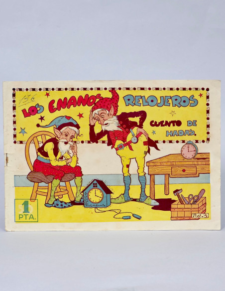 TEBEO CASI EXCELENTE LOS ENANOS RELOJEROS 61 GERPLA CISNE CÓMIC ANTIGUO