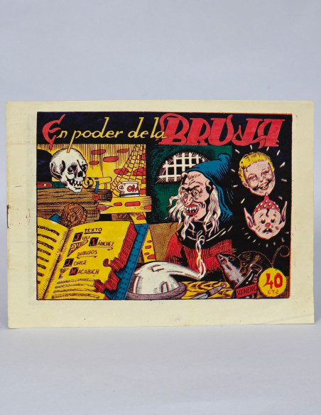 TEBEO EXCELENTE EN PODER DE LA BRUJA 28 EDITORIAL AMELLER CÓMIC ANTIGUO