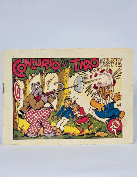 TEBEO HIPO MONITO Y FIFI CONCURSO DE TIRO EDITORIAL MARCO CÓMIC ANTIGUO BUEN ESTADO