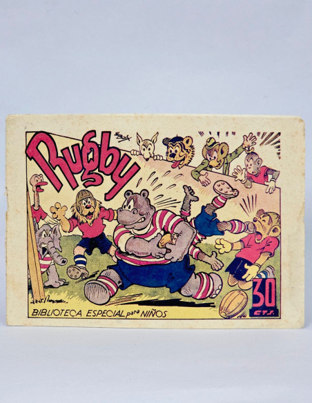 TEBEO HIPO MONITO Y FIFI RUGBY EDITORIAL MARCO CÓMIC ANTIGUO BUEN ESTADO
