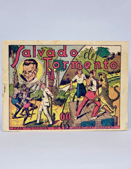 TEBEO SALVADO DEL TORMENTO MANUEL NAVARRO EDITORIAL MARCO CÓMIC ANTIGUO BUEN ESTADO