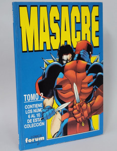 CÓMIC MASACRE TOMO 2 RETAPADO 6 AL 10 FORUM MARVEL BUEN...