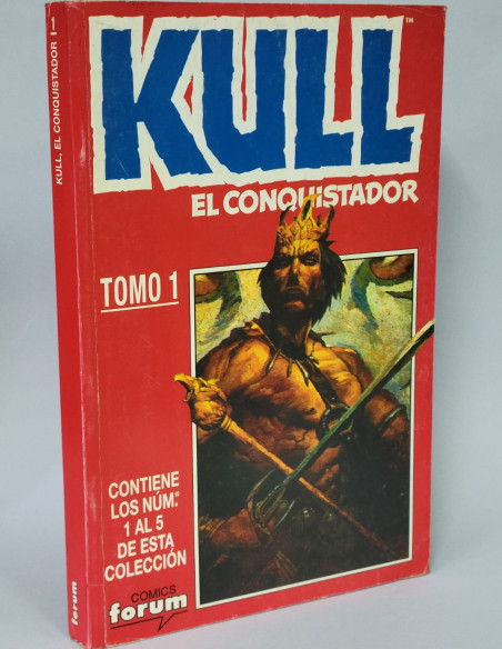 CÓMIC KULL EL CONQUISTADOR TOMO 1 RETAPADO 1 AL 5 FORUM MARVEL BUEN ESTADO