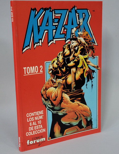 CÓMIC KA-ZAR TOMO 2 RETAPADO 6 AL 10 FORUM MARVEL CASI EXCELENTE ESTADO