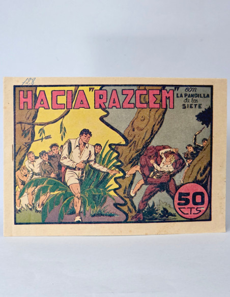 TEBEO EXCELENTE LA PANDILLA DE LOS SIETE 25 HACIA RAZCEM VALENCIANA CÓMIC ANTIGUO ORIGINAL