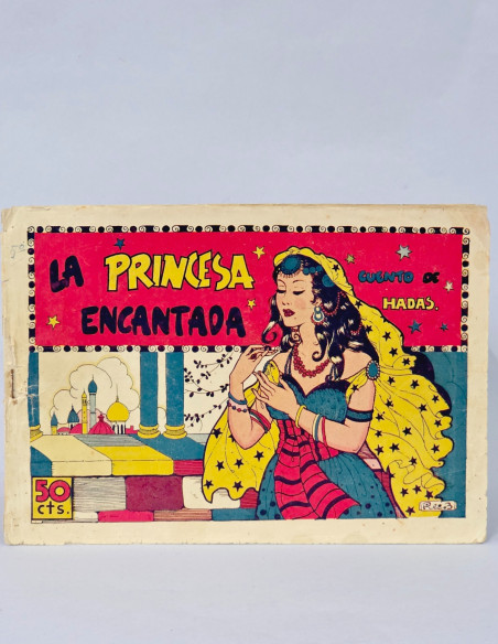 TEBEO LA PRINCESA ENCANTADA CUENTO DE HADAS GERPLA CISNE CÓMIC ANTIGUO ORIGINAL NORMAL ESTADO