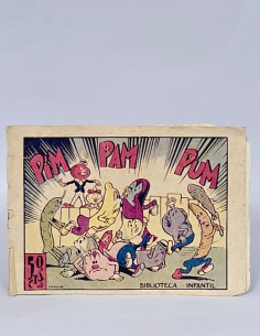 TEBEO PIM PAM PUM BIBLIOTECA INFANTIL CÓMIC ANTIGUO...
