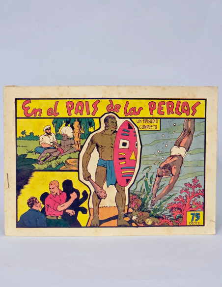TEBEO SELECCION AVENTURA EN EL PAÍS DE LAS PERLAS VALENCIANA CÓMIC ANTIGUO ORIGINAL MUY BUEN ESTADO