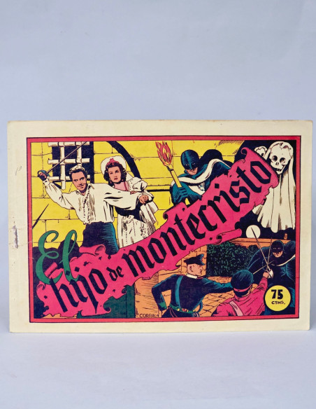 TEBEO EXCELENTE EL HIJO DE MONTECRISTO 38 VALENCIANA CÓMIC ANTIGUO ORIGINAL