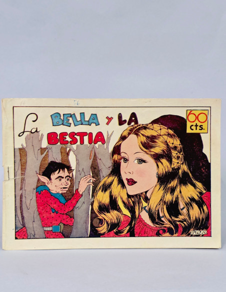 TEBEO LA BELLA Y LA BESTIA CUENTO DE HADAS GERPLA CISNE CÓMIC ANTIGUO ORIGINAL BUEN ESTADO