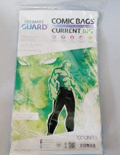 ULTIMATE GUARD COMIC BAGS SOLAPA ADHESIVA CURRENT BIG...