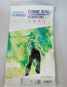 ULTIMATE GUARD COMIC BAGS SOLAPA ADHESIVA CURRENT BIG...