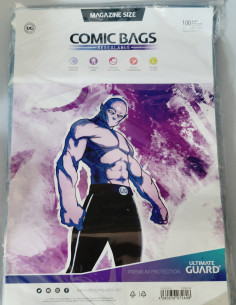 ULTIMATE GUARD COMIC BAGS SOLAPA ADHESIVA MAGAZINE SIZE...