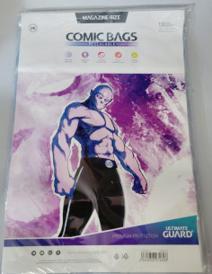 ULTIMATE GUARD COMIC BAGS SOLAPA ADHESIVA MAGAZINE SIZE...