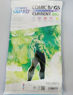 ULTIMATE GUARD COMIC BAGS SOLAPA ADHESIVA CURRENT BIG...