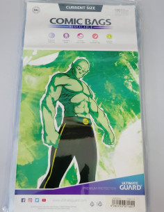 ULTIMATE GUARD COMIC BAGS CURRENT SIZE ADHESIVA SOLAPA...