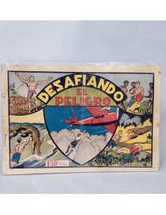 TEBEO DESAFIANDO EL PELIGRO LOMO ABIERTO HISPANO CÓMIC...