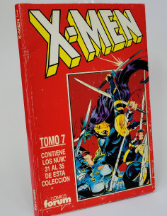 COMIC X-MEN TOMO 7 RETAPADO 31 AL 35 FORUM MARVEL NORMAL...
