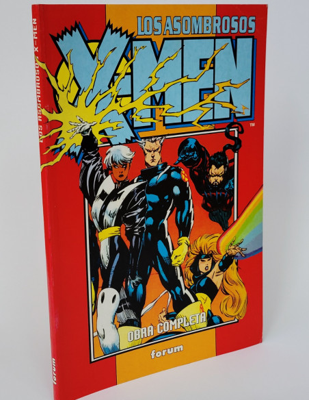 COMIC EXCELENTE ESTADO LOS ASOMBROS X-MEN OBRA COMPLETA RETAPADO FORUM MARVEL