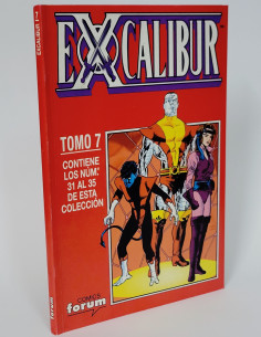 CÓMIC EXCALIBUR TOMO 7 RETAPADO 31 AL 35 FORUM MARVEL MUY...