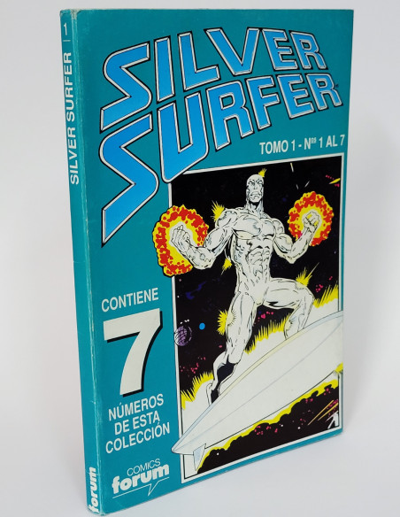 CÓMIC SILVER SURFER TOMO 1 RETAPADO 1 AL 7 FORUM MARVEL NORMAL ESTADO
