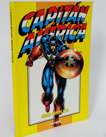 CÓMIC EXCELENTE ESTADO CAPITÁN AMÉRICA OBRA COMPLETA RETAPADO FORUM MARVEL