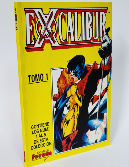 CÓMIC EXCALIBUR TOMO 1 RETAPADO 1 AL 5 FORUM MARVEL CASI EXCELENTE ESTADO