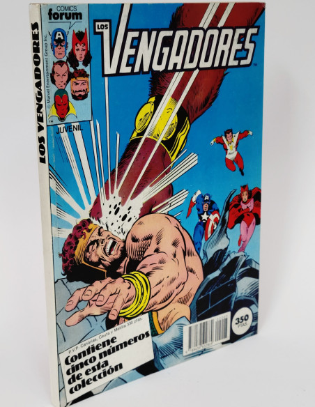 CÓMIC LOS VENGADORES 51 AL 55 RETAPADO FORUM MARVEL CASI EXCELENTE