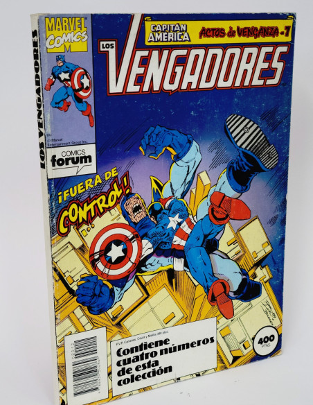 CÓMIC LOS VENGADORES ACTOS DE VENGANZA RETAPADO 96 al 99 FORUM MARVEL MUY BUEN ESTADO