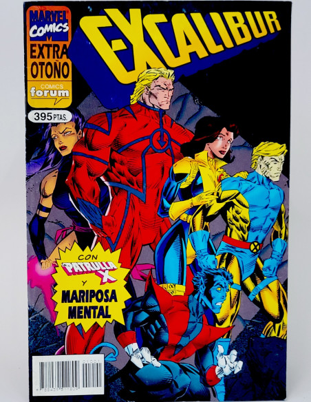 CÓMIC EXCALIBUR PATRULLA X MARIPOSA MORTAL EXTRA OTOÑO 1995 ESPECIAL FORUM MARVEL MUY BUEN ESTADO