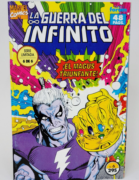 CÓMIC LA GUERRA DEL INFINITO 6 EL MANGUS TRIUNFANTE FORUM MARVEL MUY BUEN ESTADO
