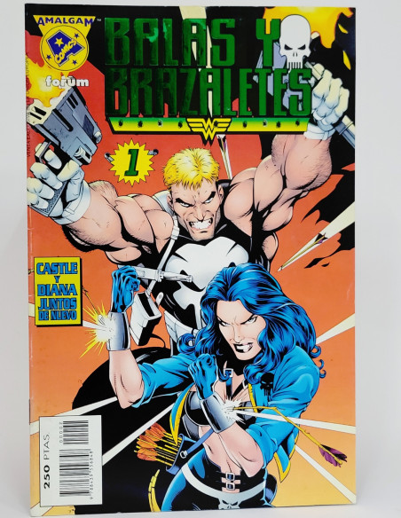 CÓMIC BALAS Y BRAZALETES 1 AMALGAM FORUM MARVEL MUY BUEN ESTADO