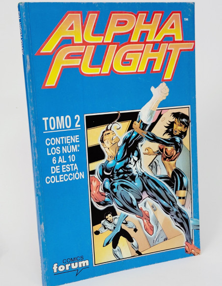 CÓMIC ALPHA FLIGHT TOMO 2 RETAPADO 6 AL 10 FORUM MARVEL VOL2 VOL.2 VOLUMEN NORMAL/BUEN ESTADO