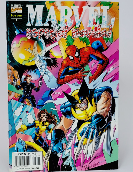 CÓMIC MARVEL 1 ESPECIAL NAVIDAD 1997 EXTRA FORUM MARVEL MUY BUEN ESTADO