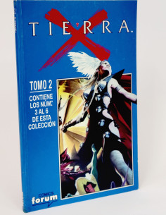 CÓMIC TIERRA -X TOMO 2 RETAPADO 3 AL 6 FORUM MARVEL...