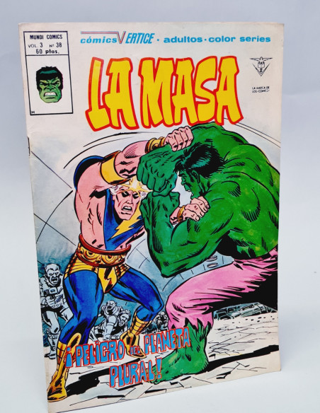 MUY BUEN ESTADO LA MASA 38 PELIGRO DEL PLANETA PLURAL GRAPA VOL3 VOL.3 EDICIONES VERTICE