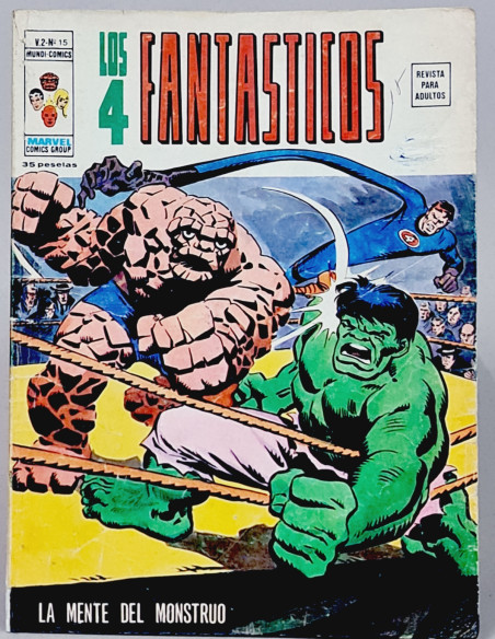 LOS 4 FANTÁSTICOS 15 LA MENTE DEL MONSTRUO VOL2 VOLUMEN VOL.2 COMICS MARVEL VERTICE NORMAL ESTADO
