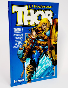 CÓMIC THOR TOMO 5 RETAPADO 21 AL 25 FORUM MARVEL VOL3...