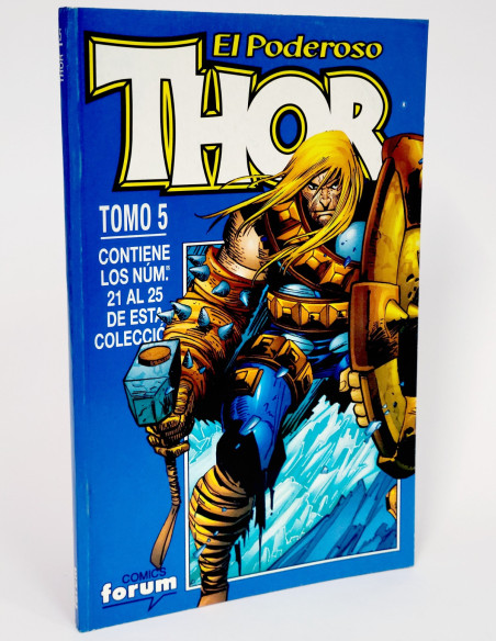CÓMIC THOR TOMO 5 RETAPADO 21 AL 25 FORUM MARVEL VOL3 VOL.3 VOLUMEN CASI EXCELENTE ESTADO