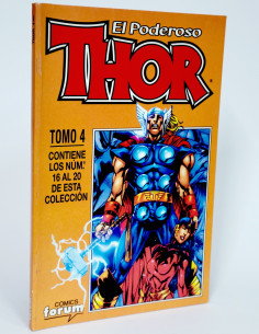 CÓMIC THOR TOMO 4 RETAPADO 16 AL 20 FORUM MARVEL VOL3...