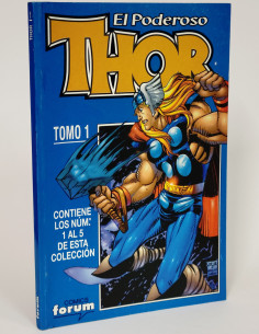 CÓMIC THOR TOMO 1 RETAPADO 1 AL 5 FORUM MARVEL VOL3 VOL.3...
