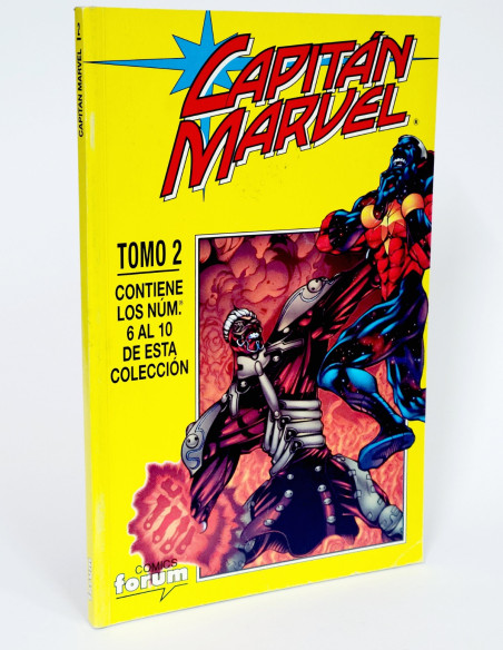 CÓMIC EXCELENTE ESTADO CAPITAN MARVEL TOMO 2 RETAPADO 6 AL 10 FORUM MARVEL