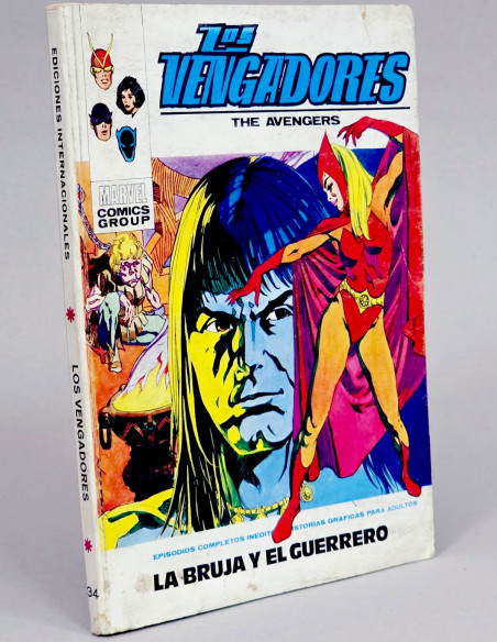 CÓMIC LOS VENGADORES 34 LA BRUJA SIGNOS DE HUMEDAD TACO VOL1 VOL.1 VÉRTICE MARVEL NORMAL ESTADO