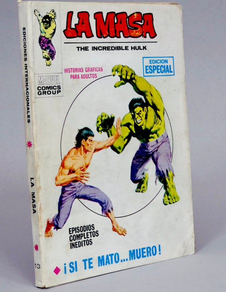 CÓMIC LA MASA 13 SI TE MATO MUERO TACO VOL1 VOL.1 VÉRTICE MARVEL NORMAL ESTADO