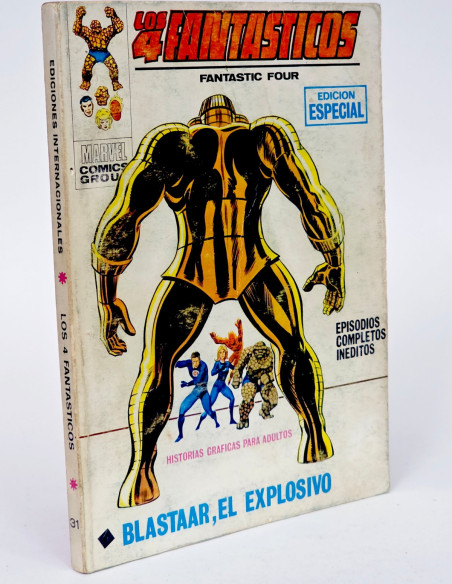 CÓMIC LOS 4 FANTÁSTICOS 31 BLASSTAR EL EXPLOSIVO TACO VOL1 VOL.1 VÉRTICE MARVEL NORMAL ESTADO