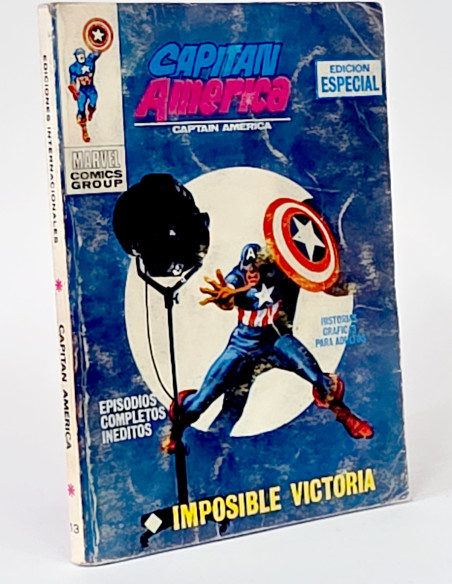 CÓMIC CAPITÁN AMÉRICA 13 IMPOSIBLE VICTORIA TACO VOL1 VOL.1 VÉRTICE MARVEL NORMAL ESTADO VER FOTOS